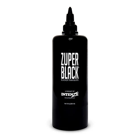 Zuper Black Intenze Ink - 12 oz.