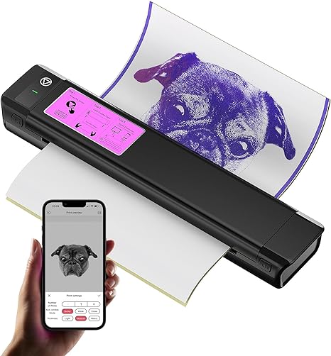 Wireless Bluetooth Tattoo Stencil Printer