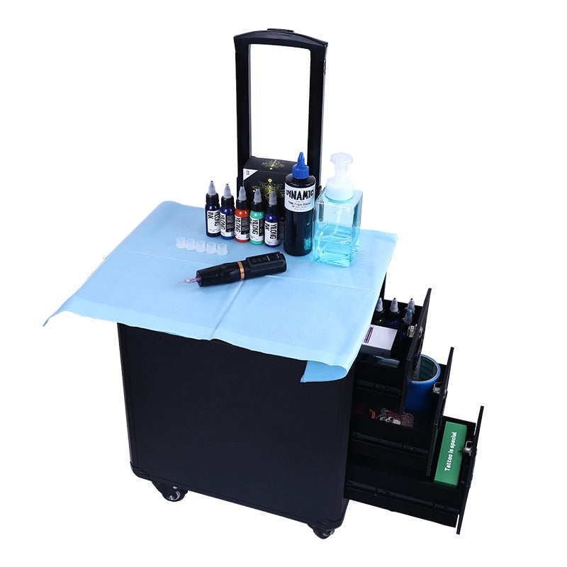 Rolling Travel Case with Armrest