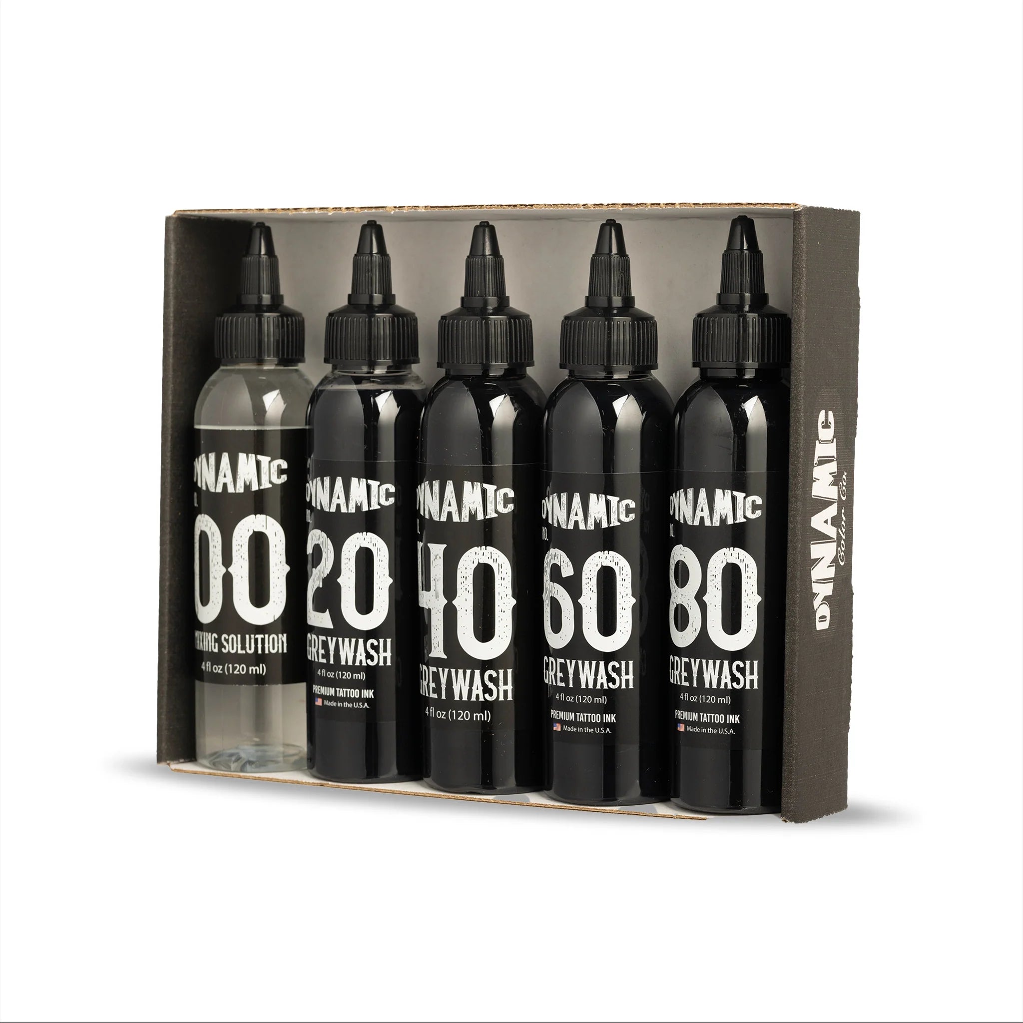 Dynamic Greywash Tattoo Ink 1 oz. Set