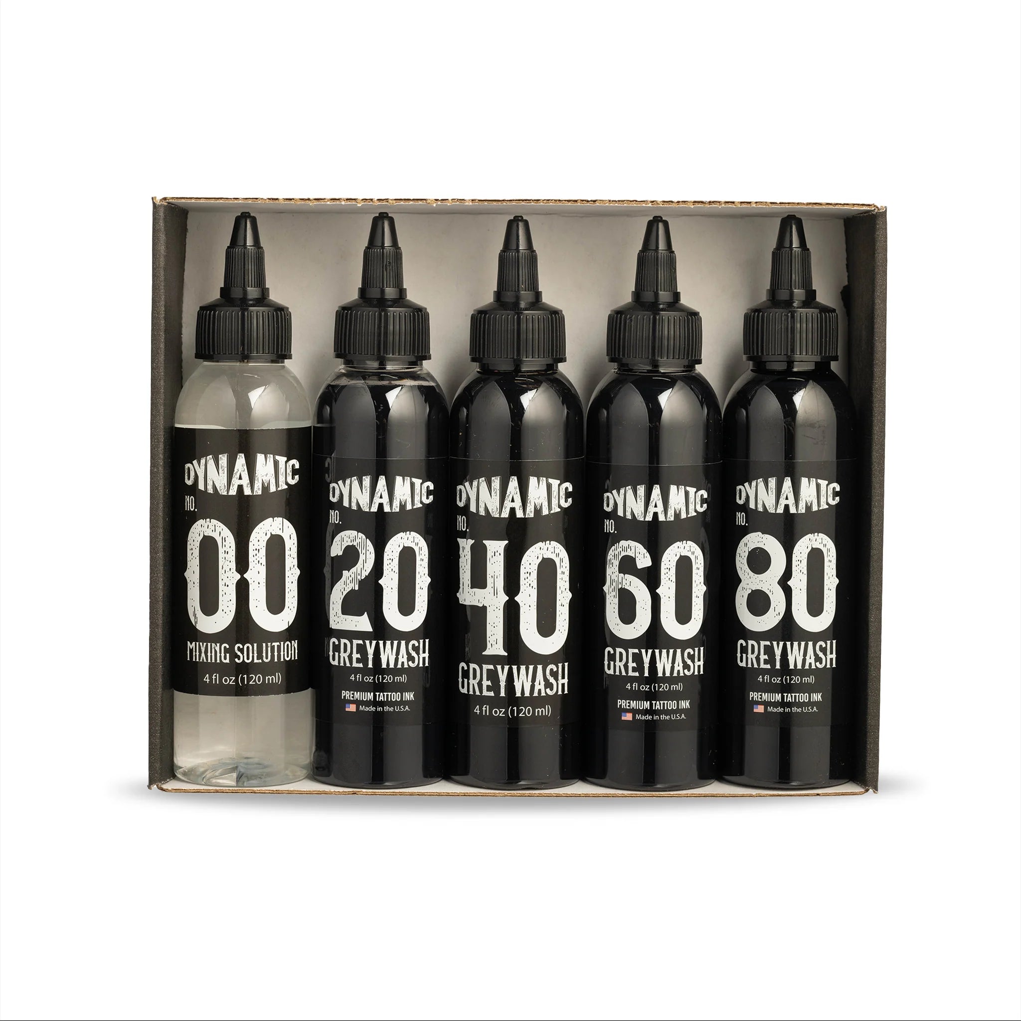Dynamic Greywash Tattoo Ink 1 oz. Set