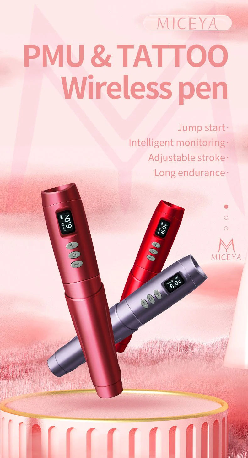 Miceya Tulipa Wireless Pen For PMU & Tattoo