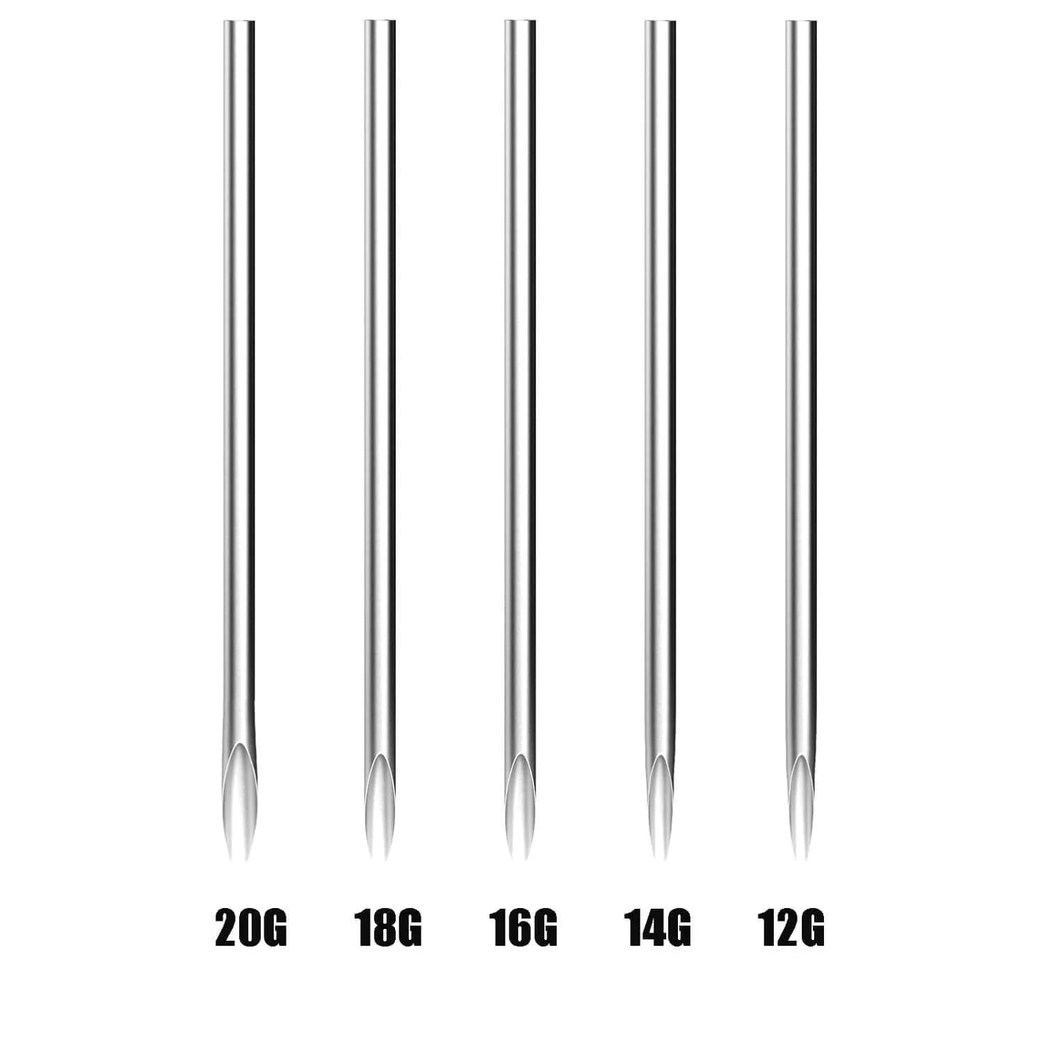 100pcs Tattoo Body Piercing Needles