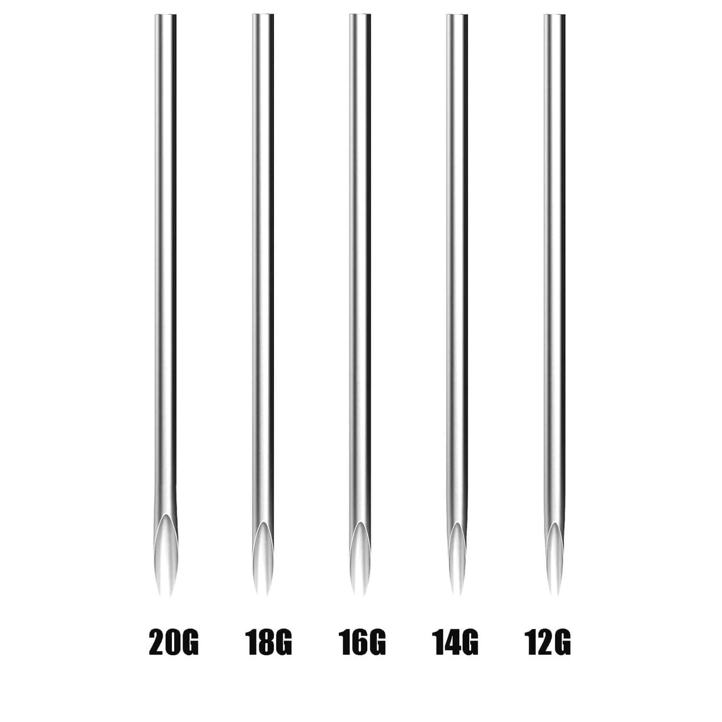 100pcs Tattoo Body Piercing Needles