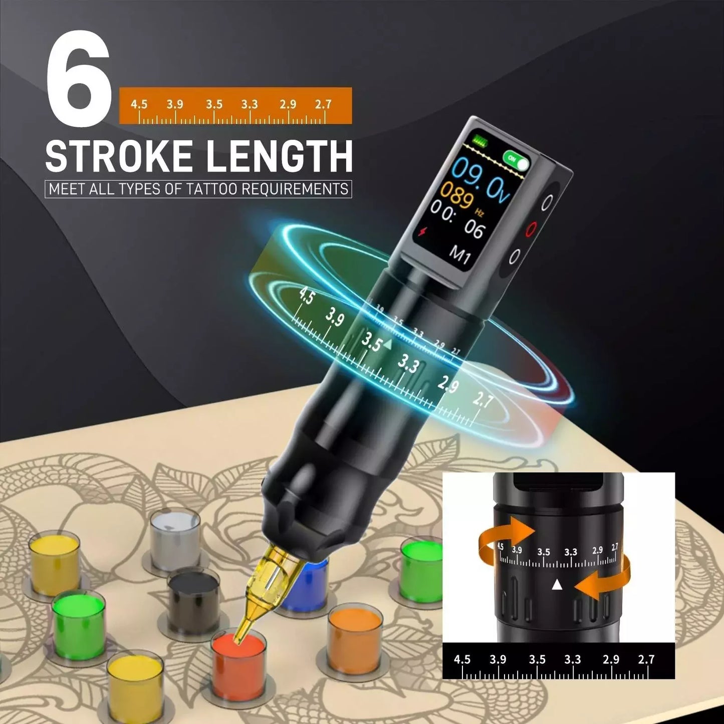 Professional Adjustable Stroke Wireless Pen