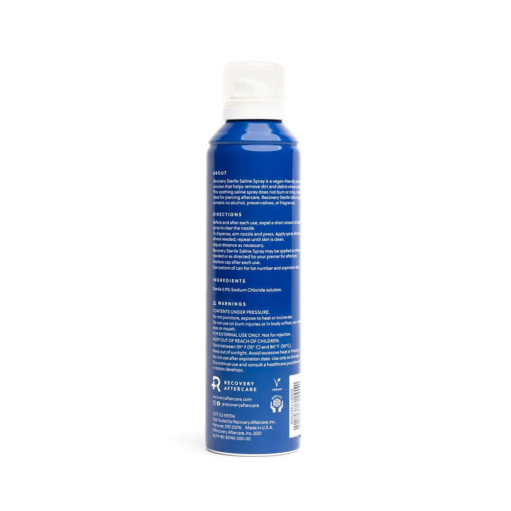 RECOVERY Sterile Saline Spray — 7.4OZ. Spray Can