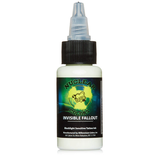 Moms Nuclear UV Tattoo Ink 1 ounce Invisible Fallout Ultra Violet