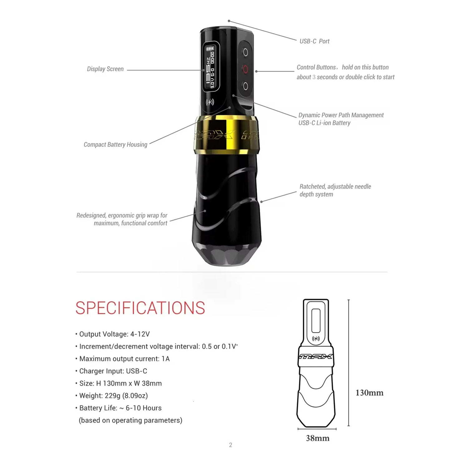 FLUX MAX Wireless (Replica)