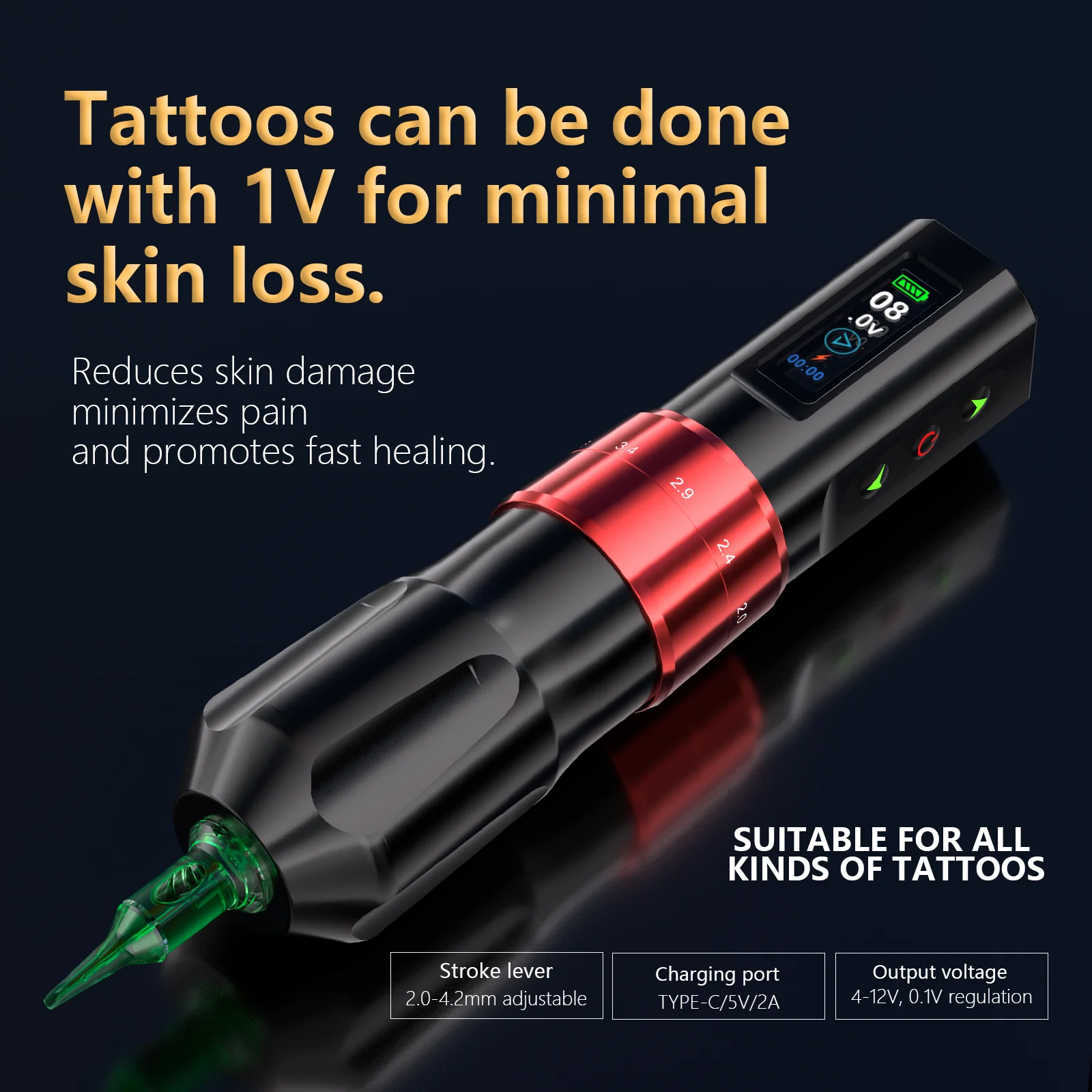 Bronc V78 Tattoo Pen