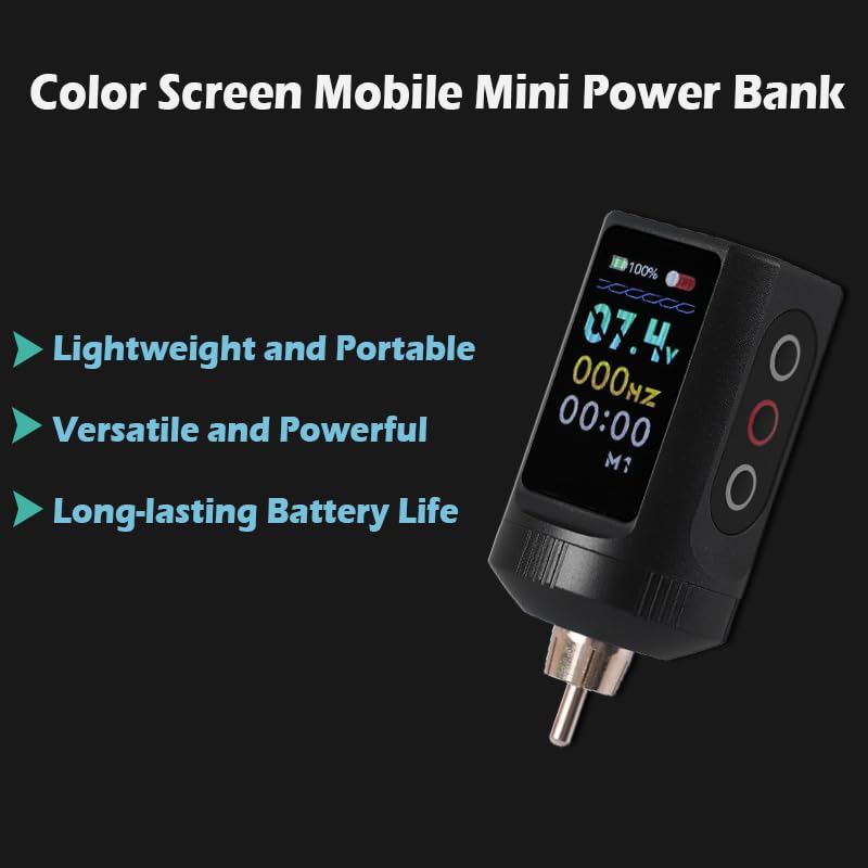 Wireless Power Supply with Color LED Digital Display