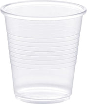 Clear Rinse Cups- 3oz Disposable