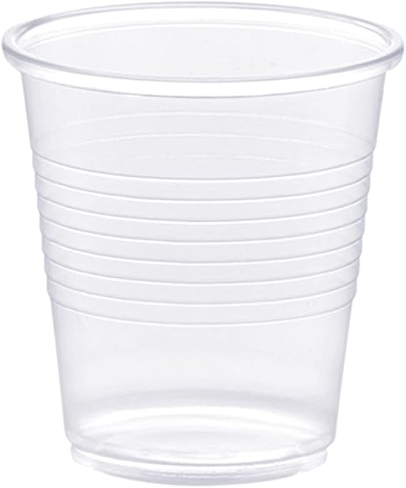 Clear Rinse Cups- 3oz Disposable