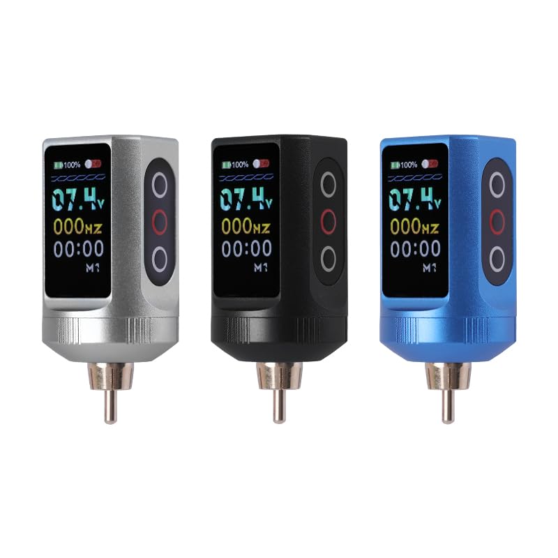 Wireless Power Supply with Color LED Digital Display