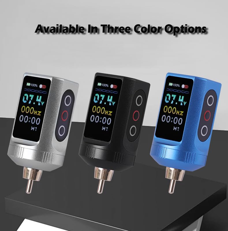 Wireless Power Supply with Color LED Digital Display