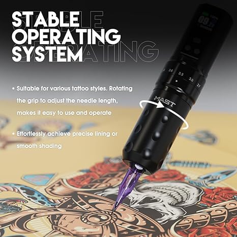 Mast Tattoo Fold2 Pro 1 Wireless Tattoo Pen