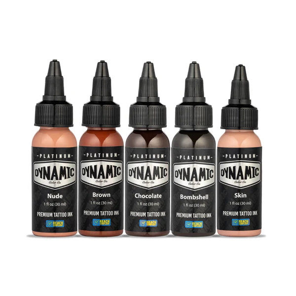 Flesh by Dynamic Platinum 1oz 5 Bottle Color Set