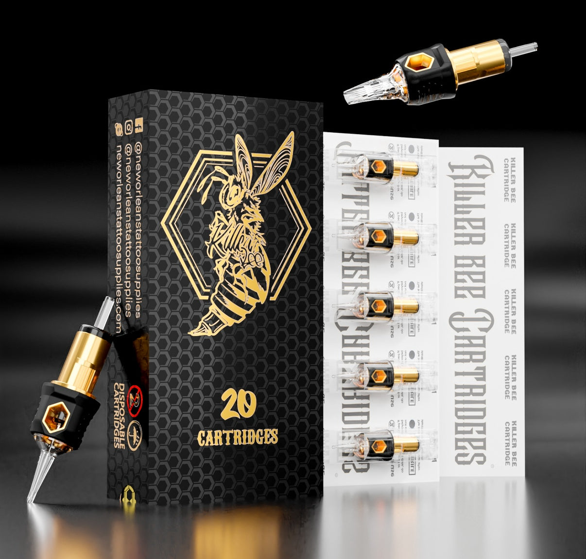 Killer Bee Cartridges Round Liners