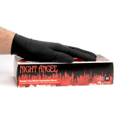 Adenna Night Angel - Black Nitrile Exam Gloves