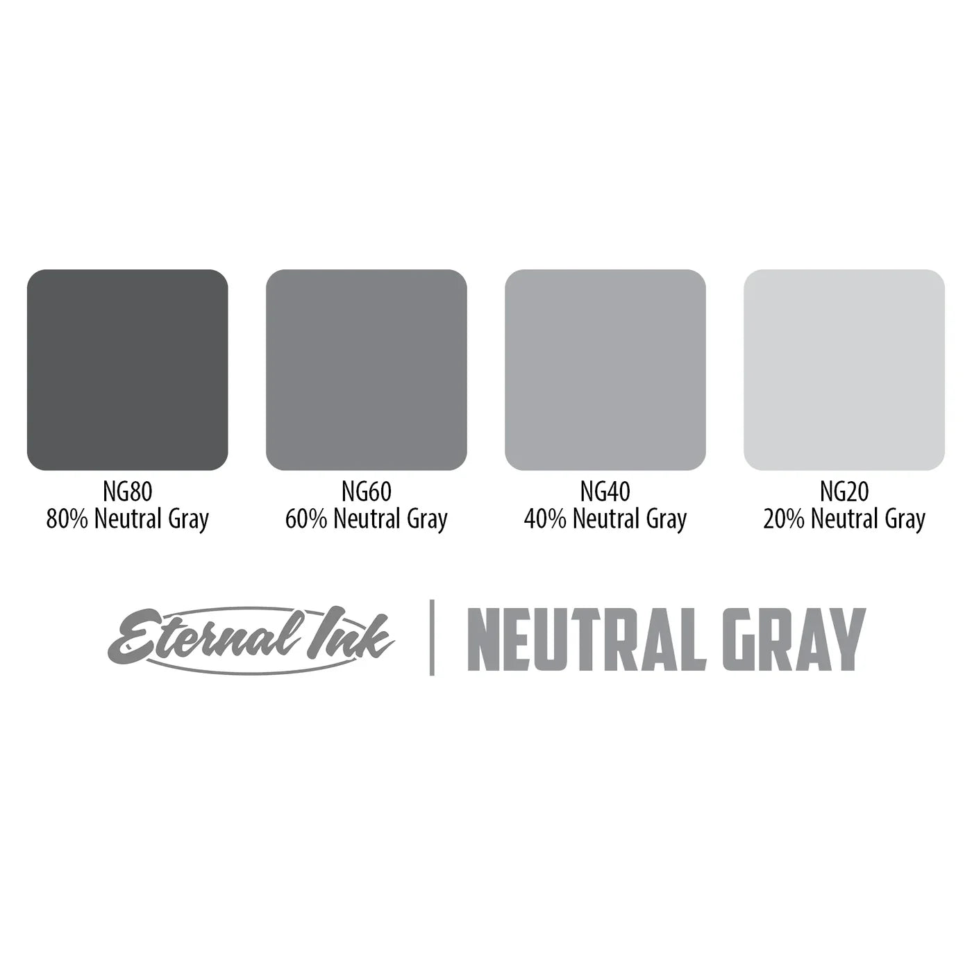 Eternal Ink Neutral Gray Ink Set 1oz.