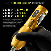 Peak Solice Pro 2 Wireless Tattoo Machine Black