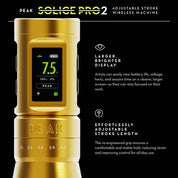 Peak Solice Pro 2 Wireless Tattoo Machine Black