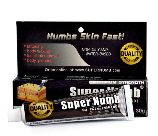 Super Numb: 8% Numbing Cream 30G