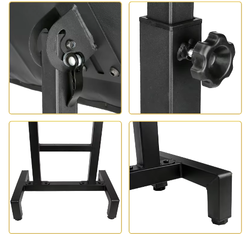 Tattoo Armrest with 2 Magnetic Trays