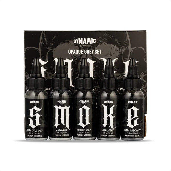 Dynamic Smoke Opaque Greys Set 1oz Set