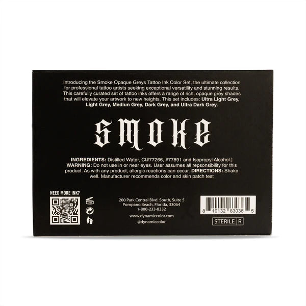 Dynamic Smoke Opaque Greys Set 1oz Set
