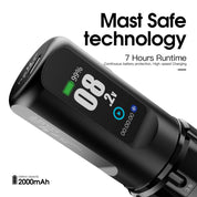 Dragonhawk Wireless Tattoo Pen Machine 2.5-4.5MM Strokes Length | Mast Flip 4 Pro