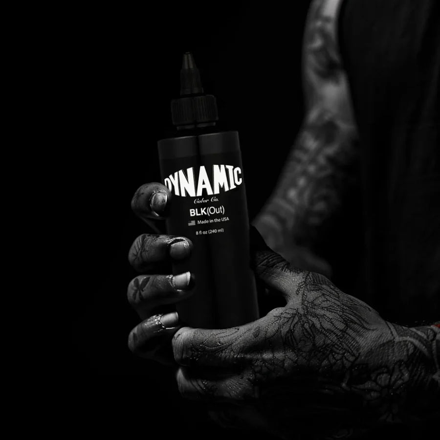 BLKout — Dynamic Tattoo Ink — 8oz Bottle