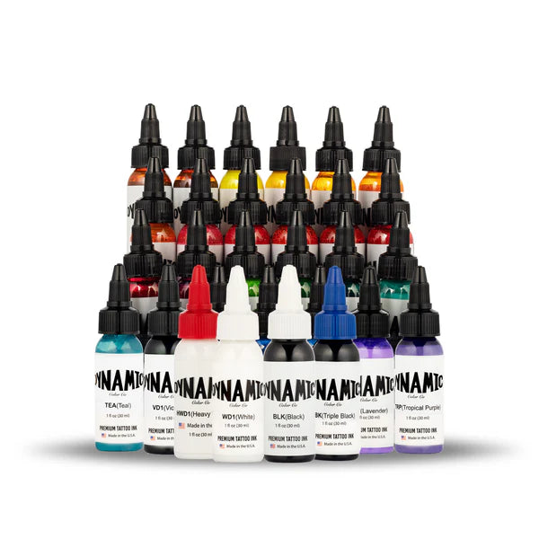 Master Collection Tattoo Ink Color Set - 1 oz. Bottles