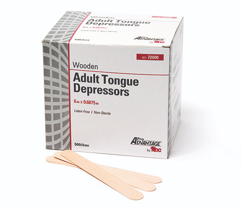 Tongue Depressors - Non-Sterile  -  500 / Box