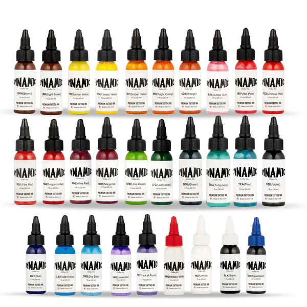 Master Collection Tattoo Ink Color Set - 1 oz. Bottles