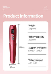 Miceya Tulipa Wireless Pen For PMU & Tattoo