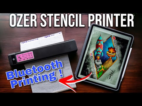 Ozer Quick Stencil Wireless Bluetooth Stencil Printer