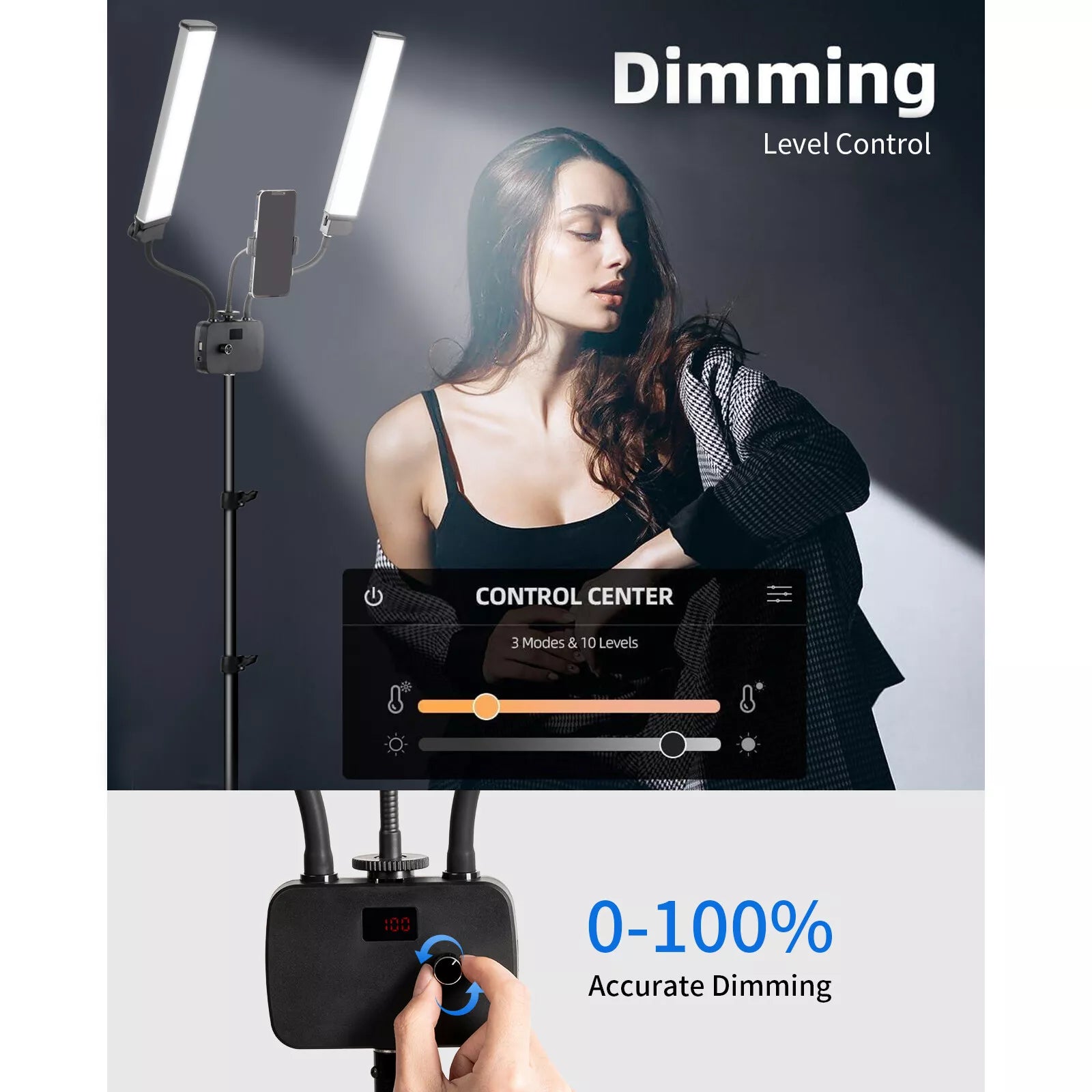 LED Double Flexible Arm Light