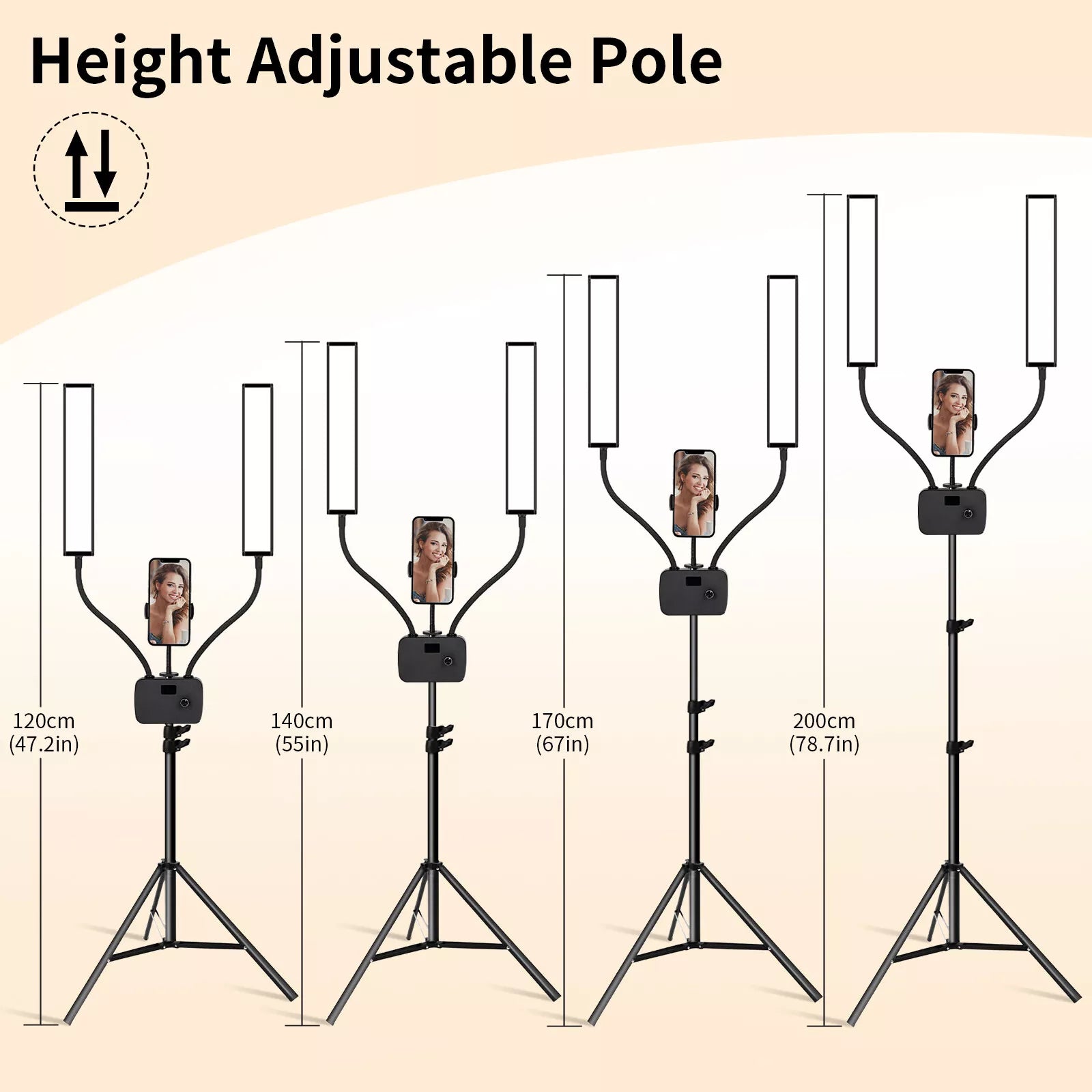 LED Double Flexible Arm Light