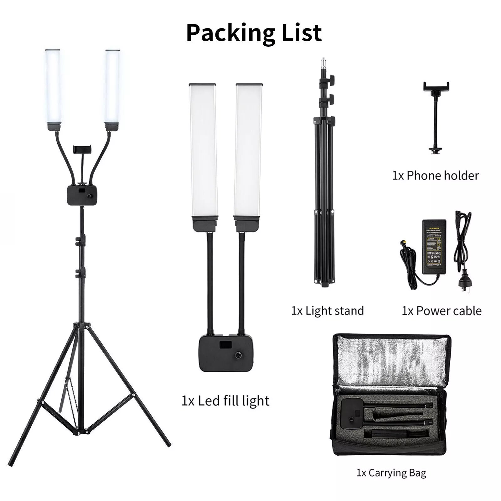 LED Double Flexible Arm Light