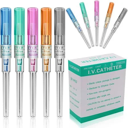 Catheter Piercing Needles 50Pcs