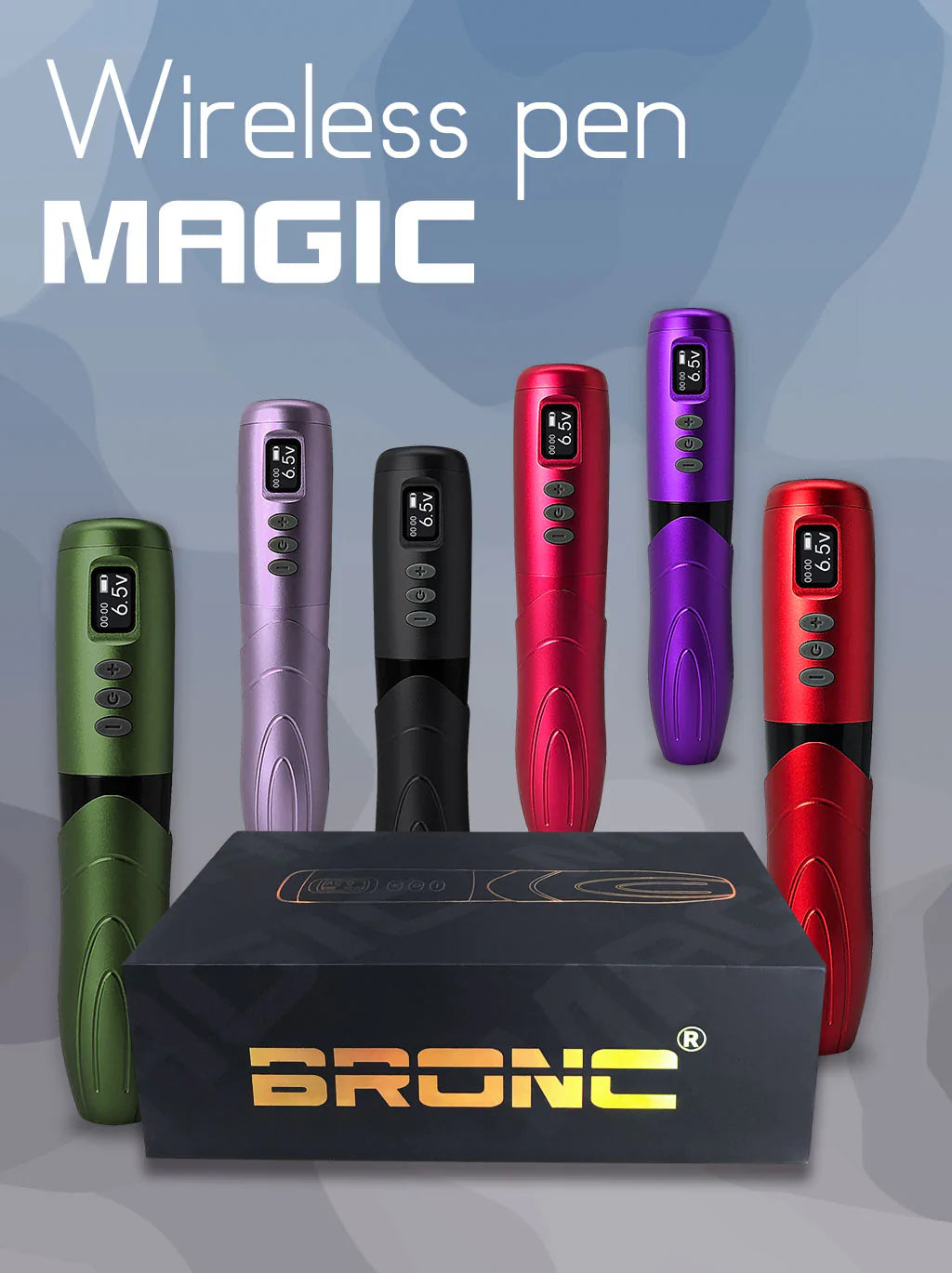 Bronc MAGIC Wireless Pen for Tattoo & PMU