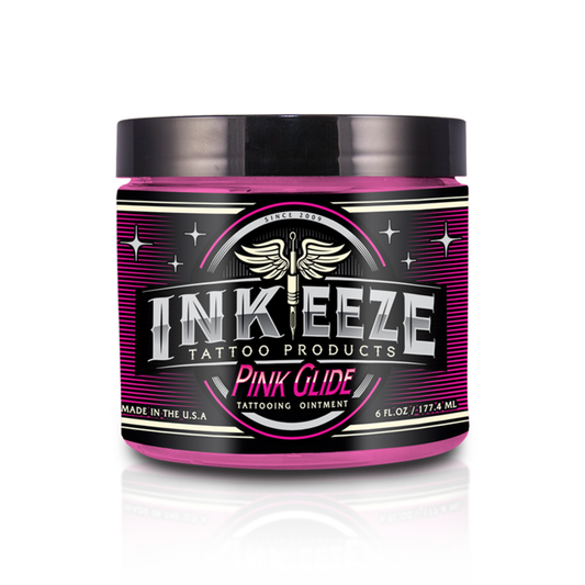 INK-EEZE Pink Glide Tattoo Ointment- 6oz