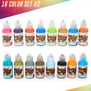 World Famous Sixteen Color Ink Set #2 - 1oz