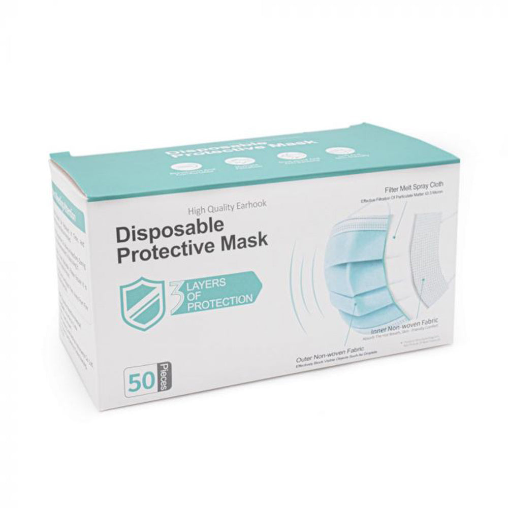 Disposable Face Masks - Box of 50