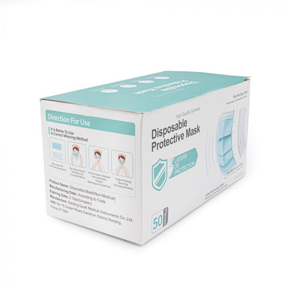 Disposable Face Masks - Box of 50