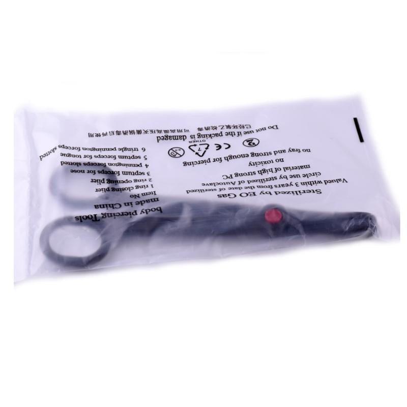 Sterilized Disposable Piercing Forceps 25pcs